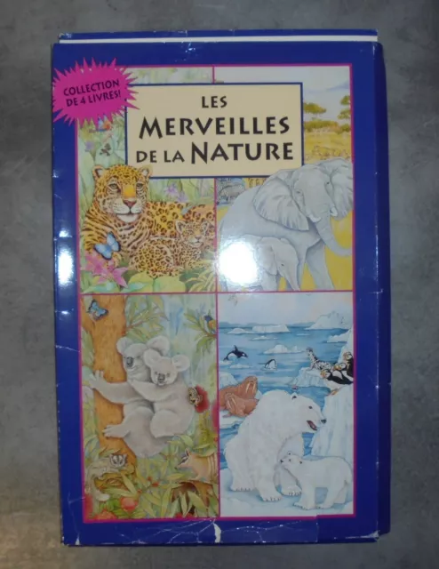 Rare Vintage Neuf Lot 4 Grand Livret Educatif Les Merveilles De La  Nature 1994 2