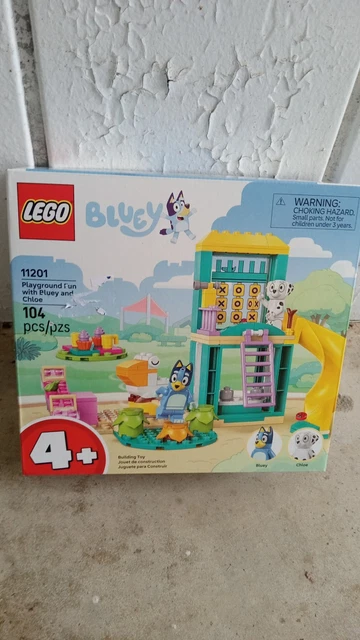 LEGO BLUEY PLAYGROUND Fun with Bluey and Chloe Building Set 11201 New ...