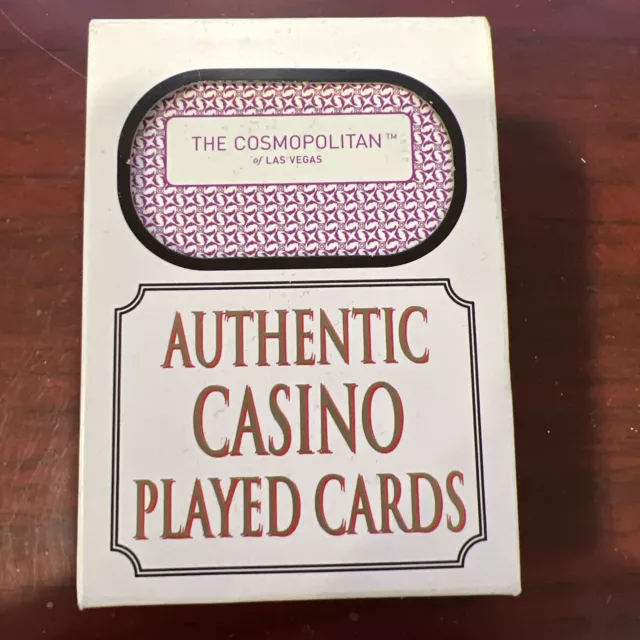 Las Vegas Nevada Used Playing Cards THE COSMOPOLITAN