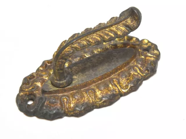 Vintage Brass Curtain Tie Back Hook