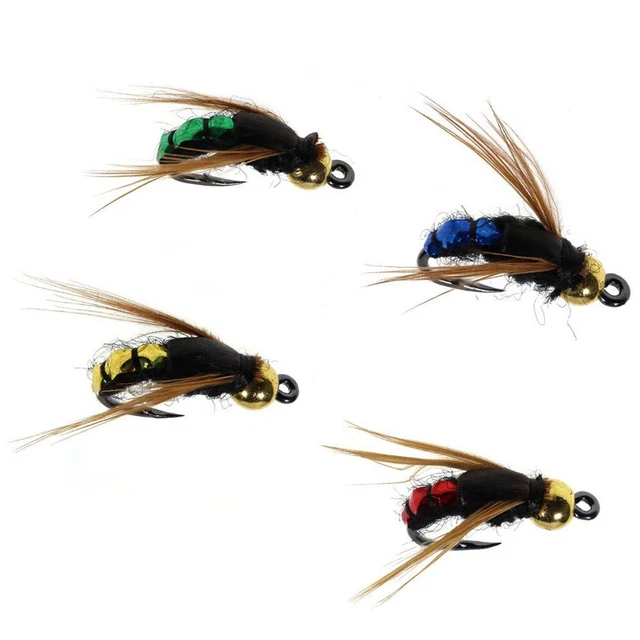 Lot De 7 Leurres Souples Insectes 4,5cm - Pêche Truite, Brochet, Bass