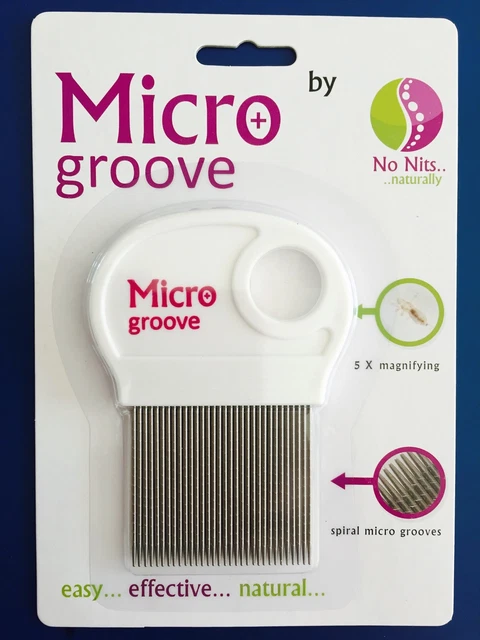 Lice & Nit Comb- MICRO GROOVE . Removes Head Lice,  Aussie Owned & Operated