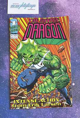 Vtg THE SAVAGE DRAGON #1 July 1992 1st Mini Series Erik Larson Image Comics 90’s