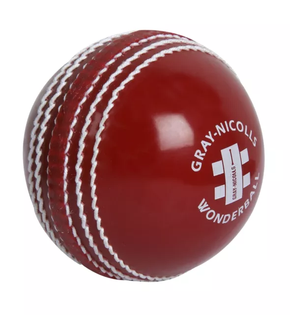 Gray Nicolls Wonderball Red Training Cricket  Ball - Free P&P
