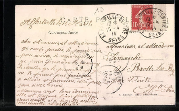 CPA Alfortville, Carrefour et Rue Victor-Hugo 1914 2