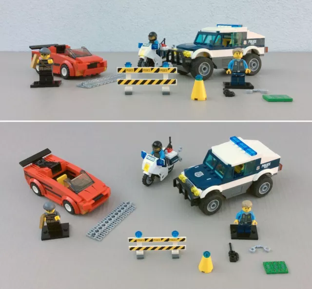 LEGO CITY - 60007 - High Speed Chase- POLICE - SET- JOUETS - BRIQUES