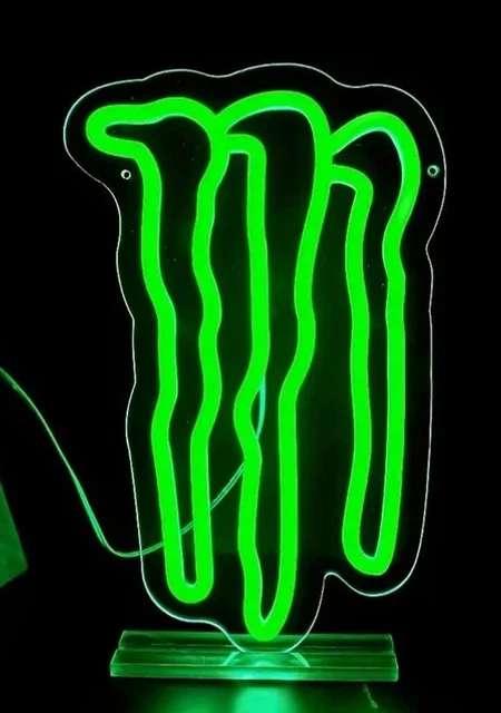 MONSTER ENERGY LED Claw Sign £26.00 - PicClick UK