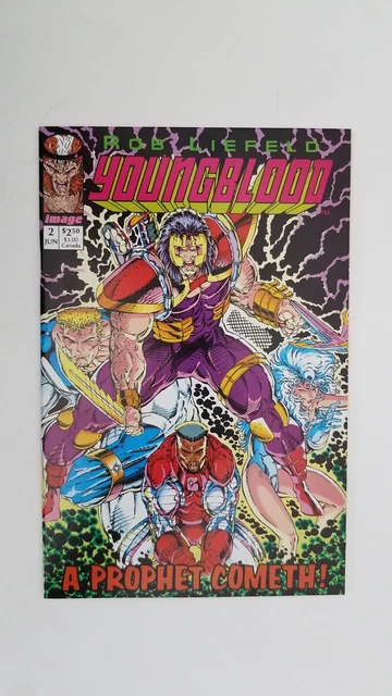 Youngblood #2 Image Comics Rob Liefeld Pink Variant 1St App Prophet W/Cards Nm