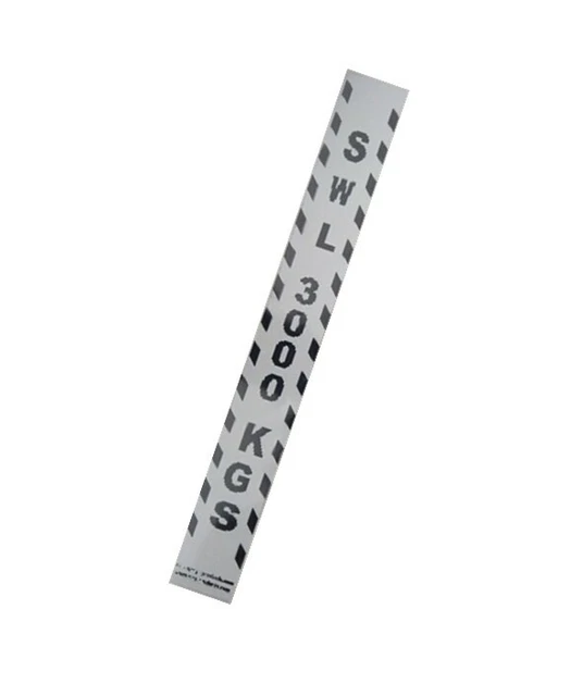 SAFE WORKING LOAD Sticker Vertical Swl S.w.l. Mot Sign Mot Signs Mot £4 ...