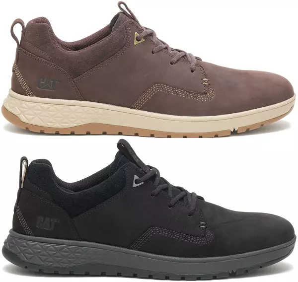 Caterpillar Cat Titus en Cuir Décontracté Sneakers Baskets Chaussures Hommes