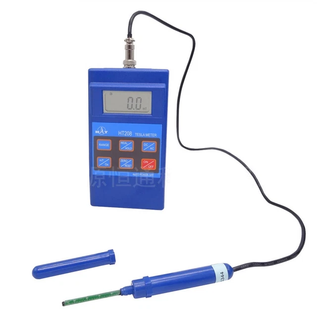 Détecteur De Champ Magnétique KTH5641 – Gaussmètre Numérique Portable Pour Mesures Précises (Bleu)