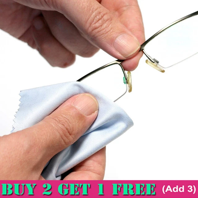 1 pieza Gafas de tela microfibra aguja gafas de sol tela AS