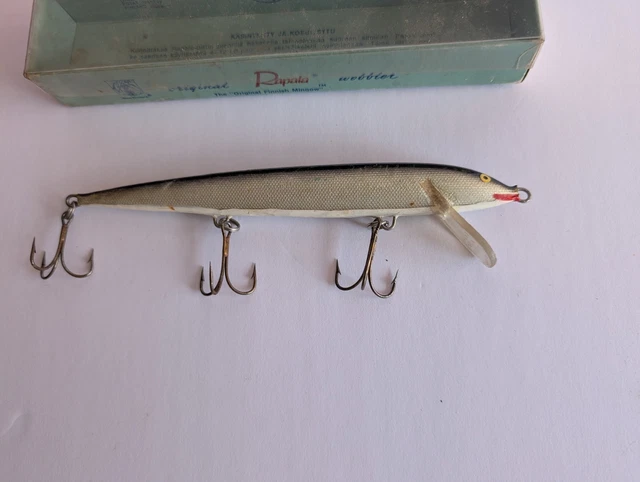 Leurre De Pêche Rapala Vintage – Poisson Nageur Doré En Bois – Fabriqué En Finlande