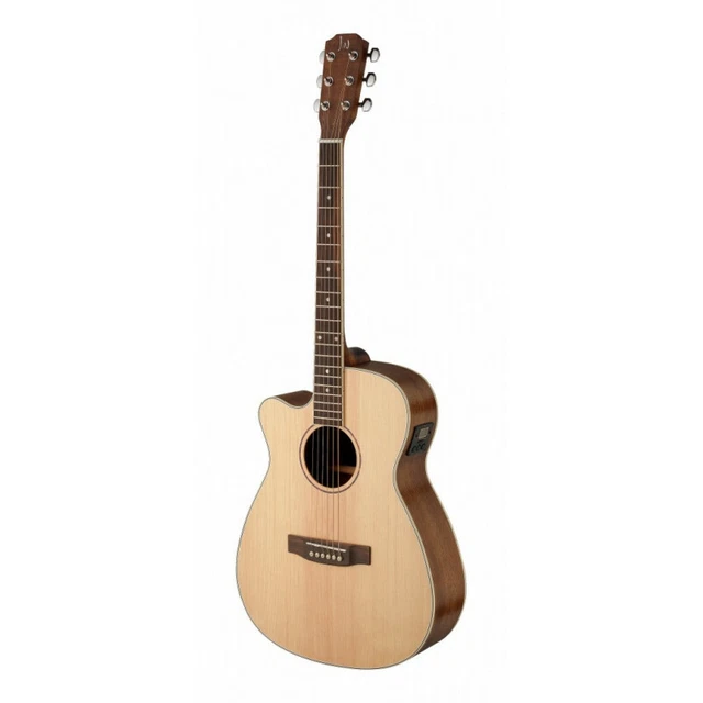 J. Neligan ASY-ACE LH - Guitare électro-acoustique auditorium pan coupé 4/4 - t