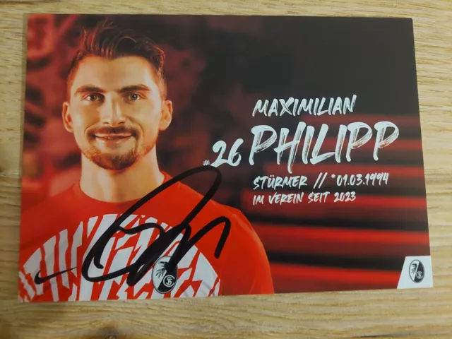 AK, Maximilian Philipp, SC Freiburg, Saison 2023/2024, original Unterschrieben