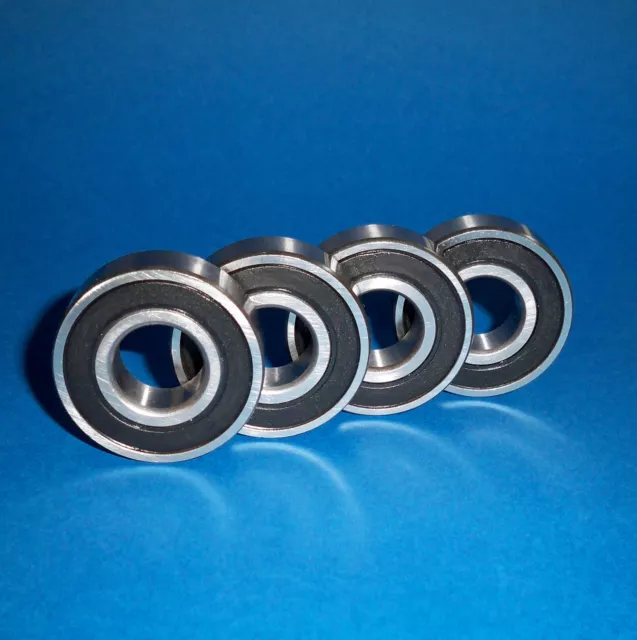 4 Kugellager 6003 2RS / 17 x 35 x 10 mm