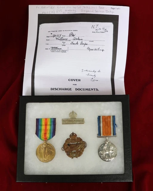 Ww1 British Tanker Medals Named