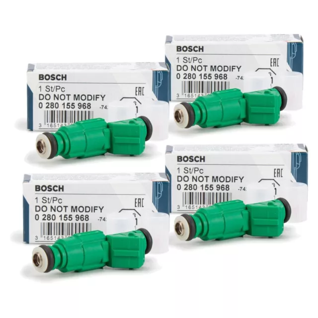 4x Bosch 0280155968 ev-6-e injector injection nozzle 440CCM