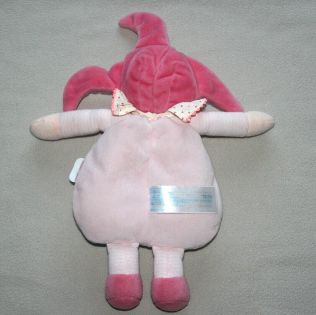 Corolle Doudou Poupee 2013 Rose Grelot Bonnet Lutin Fleur Coeur Excellent Etat 2
