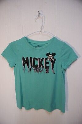 Successivo Mickey Mouse Girls T Shirt -Mint- Età 10 Anni (Na23)