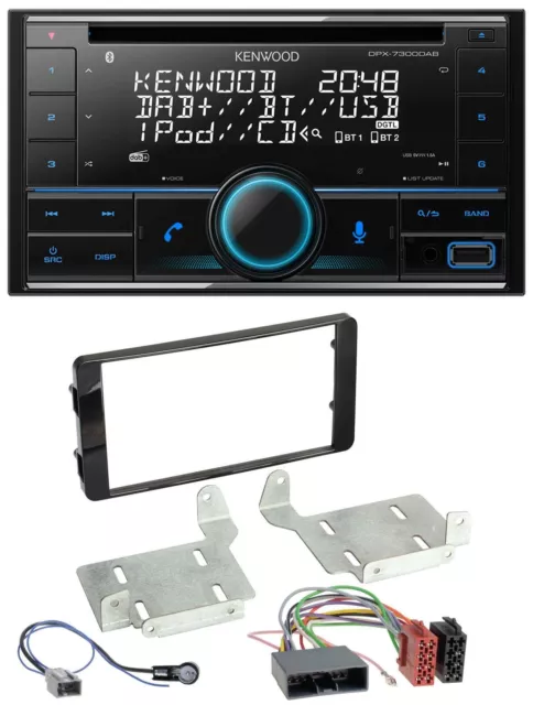 Kenwood CD 2DIN DAB USB MP3 Bluetooth Autoradio für Mitsubishi ASX (ab 2015)