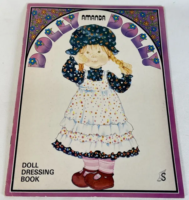 Vintage Doll Dressing Up Book Amanda Dolly Paper Cut Out 1970’s/80’s