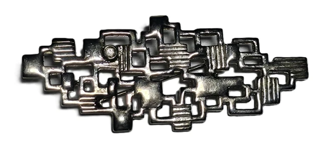 Broche moderniste signée - France