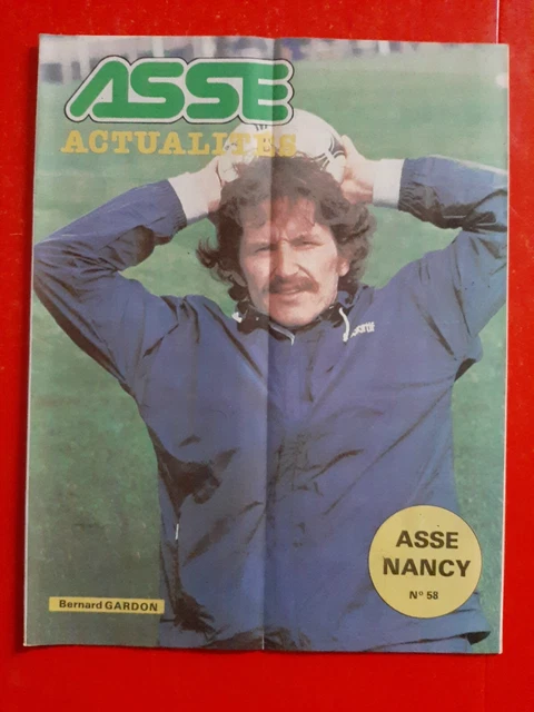 Programme Match ASSE - OL 1980, Saint-Etienne Lyon, Geoffroy Guichard, Rare