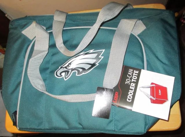 Logo Brand Philadelphia Eagles 30-Can Cooler Tote - NEW WITH TAG