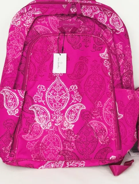 Sac à dos pour ordinateur portable Vera Bradley Lighten Up sac à livres neuf avec étiquettes estampillé VENTE PAISLEY