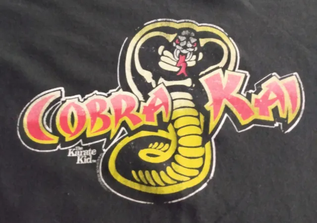 Vintage The Karate Kid Cobra Kai T Shirt Size Medium Men's 90's Movie
