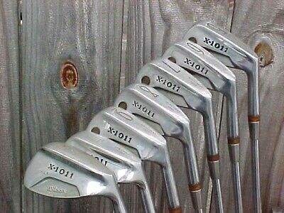 Wilson X-1011 Investment Cast Steel RH Golf Clubs Irons set Arthritic Grips 5-SW