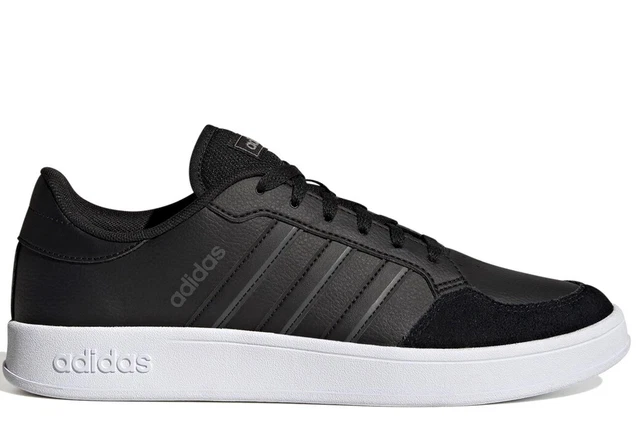 Chaussures pour Hommes adidas BREAKNET GX4198 Baskets Sportif en Cuir Noir