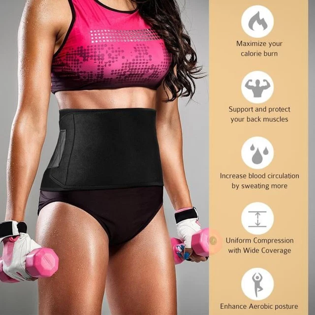 Ceinture Abdominale Corset Minceur Néoprène Femme - Gilet Sauna Fitness Perte De Poids Réglable