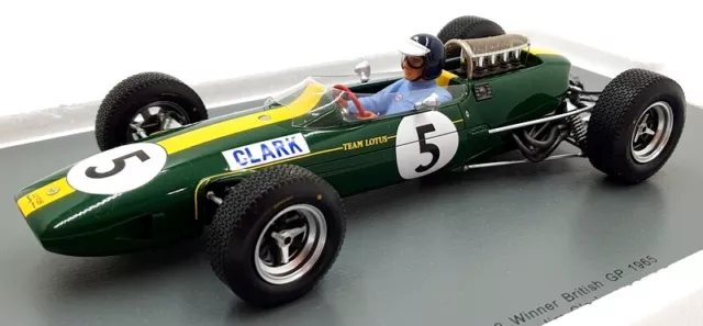 Spark 1/18 Scale Resin 18S416 - F1 Lotus 33 #5 Jim Clark British GP 1965