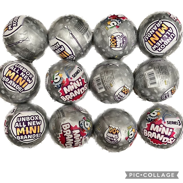 ZURU Series 3 5 Surprise Mini Brands Figure Set. LOT OF 12