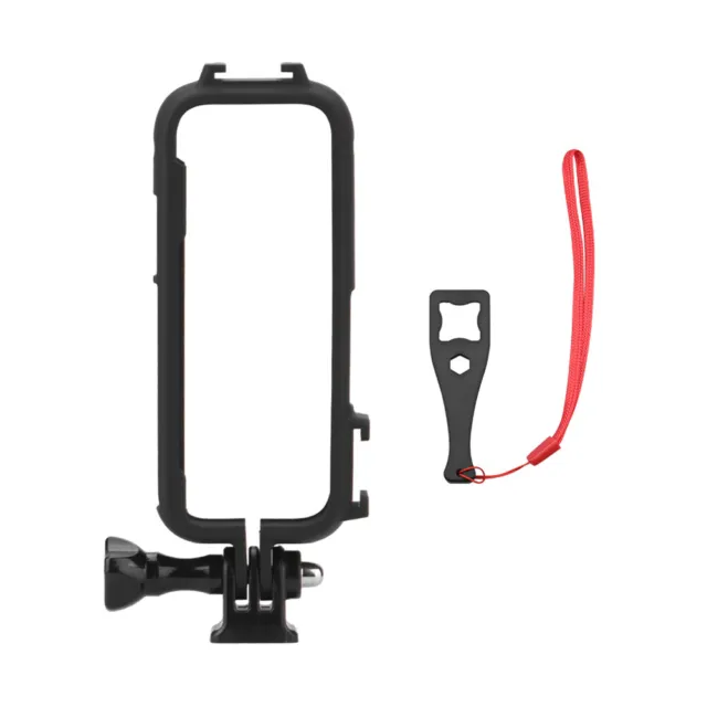 Camera Border Holder Shockproof Frame Cage with 1/4 Adapter for Insta360 ONE X3