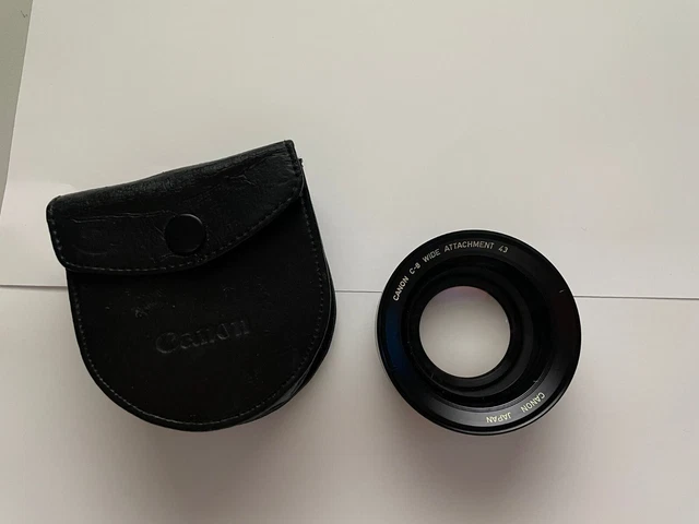 Canon C-8 Wide Attachment 43 mm Japón | Objetivo gran angular | Excelente estado