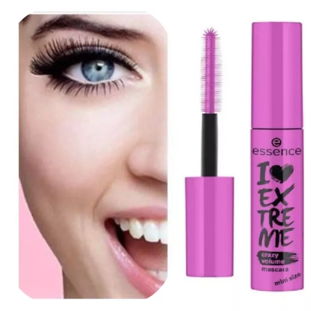 ESSENCE I Love EXTREME CRAZY VOLUME Mascara Ciglia Jet Ciglia Nera 9ml