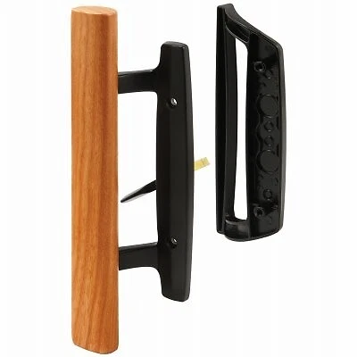 Sliding Patio Door Handle Set, Black -C 1131