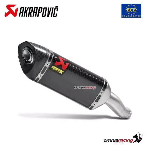 Terminale scarico Akrapovic omologato carbonio Yamaha MT03 2016-2021