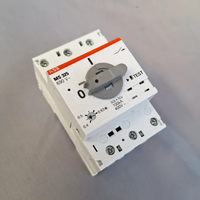 ABB  Motorschutzschalter  MS325 0,4..0,63A Motor Protection Switch