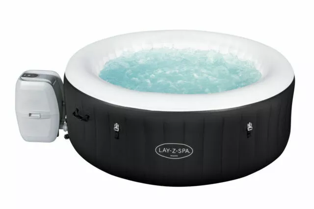 Lay-Z Spa AirJet Miami 4 Person Inflatable Hot Tub 60001