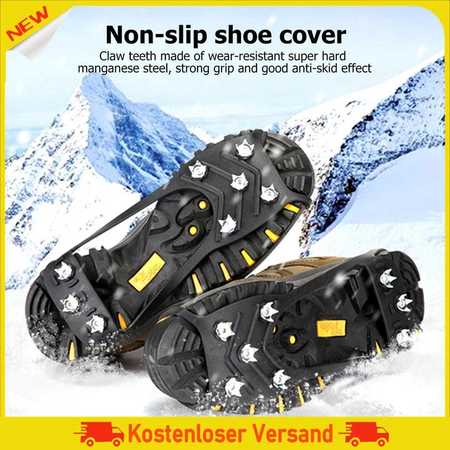 Trendyest Schuhspikes, Steigeisen für Bergschuhe, Ice Klampen Steigeisen mit 8 Z