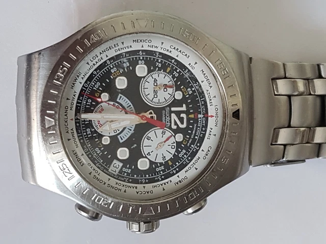 Resistant Swatch Irony Stainless Steel Four Jewels Jewels Swatch