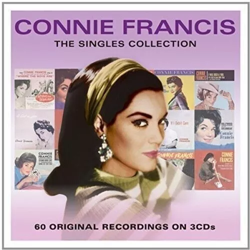 CONNIE FRANCIS The Singles Collection 3CD BRAND NEW Gatefold Sleeve