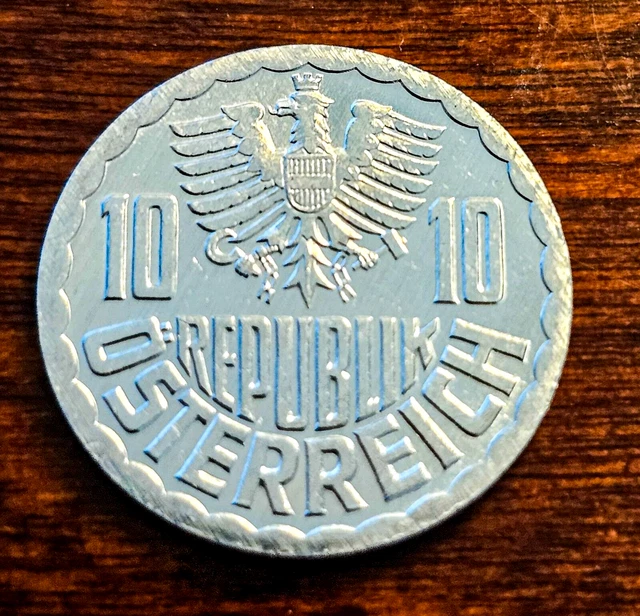 1987 Austria 10 Groschen Coin KM#2878 Ungraded 6726