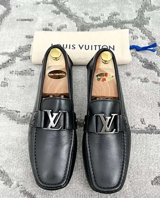 Authentic New Louis Vuitton Major Marine Epi Leather Loafer,LV9.5/US10.5