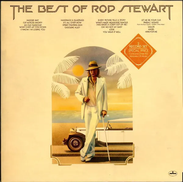 Rod Stewart - The Best Of Rod Stewart (2xLP, Comp) (Near Mint (NM or M-))