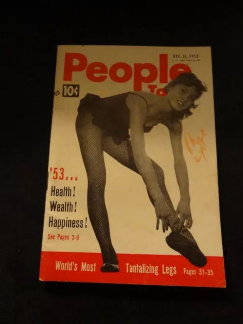 Vintage People Pocket Magazine Dec 31,1952